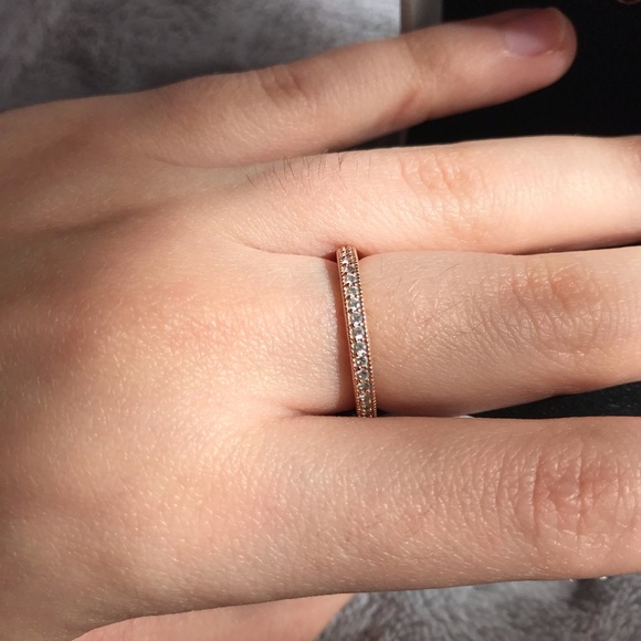 π ROSE GOLD PANDORA RING - Picture 4 of 8